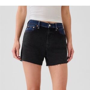 GAP High Rise Girlfriend Denim Shorts